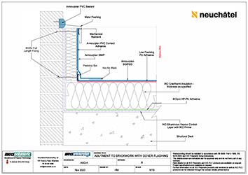 ASG-4 Abutment to Brickworkwith Cover Flashing