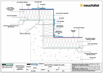 ASG-5 Box Gutter - Change of Level
