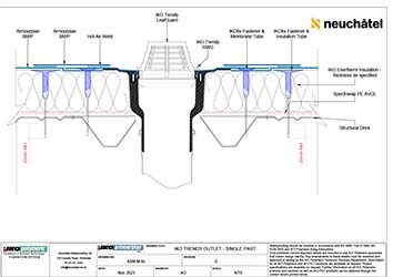 ASM-M-6c Mechanically Fastened Roofing IKO Trendy Outlet
