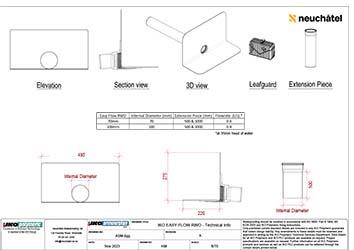 ASM-M-6gg Mechanically Fastened Roofing IKO Easy Flow Tech Info
