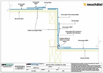 ASM-T-5a-C Cold Roofing Box Gutter