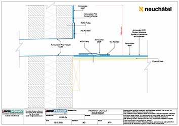 ASMA-6e Parapet Outlet Cold Roof