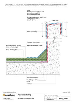 NEU_RNA1 2018 1 Neuchâtel Roof Parapet Detail