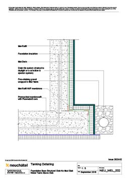 NEU_MEL_002-2020-2-Foundation Base Structural Slab No Mud Slab Water Table Above Slab