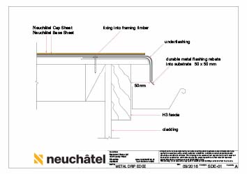 SDE-01 09-2016 A Metal Drip Edge