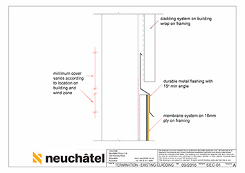 SEC-01 09-2016 A Termination-Existing Cladding