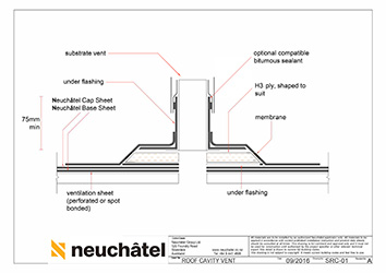 SRC-01 09-2016 A Roof Cavity Vent
