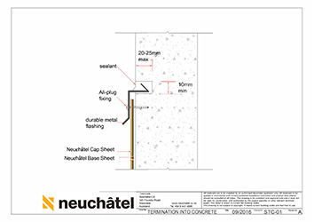 STC-01 09-2016 A Termination to Concrete