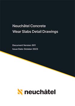 Neuchâtel Mastic Asphalt Concrete Wear Slabs Detail Drawings